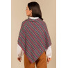 Alpaka Poncho UNEVEN aus 100% Baby Alpaka