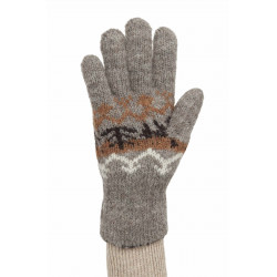 Alpaka Fingerhandschuhe NATURA aus 100% Alpaka Superfine