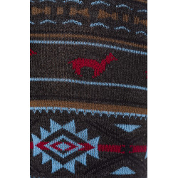 Alpaka Socken JACQUARD aus 70% Baby Alpaka und 25% Pima Baumwolle