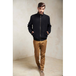 Bomber Jacke Blouson NADRIAN Alpaka Wolle Herren KUNA Essentials