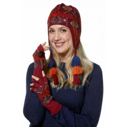 Apaka Fingerlose Handschuhe TUPAC aus 100% Baby Alpaka