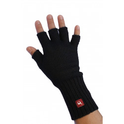 Alpaka Handschuhe HALBFINGER aus 100% Baby Alpaka