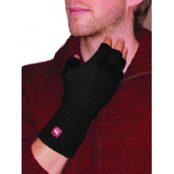 Alpaka Handschuhe HALBFINGER aus 100% Baby Alpaka
