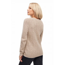 Alpaka Rundhals Pullover MOANA aus 60% Alpaka & 30% Merino Wolle