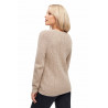 Alpaka Rundhals Pullover MOANA aus 60% Alpaka & 30% Merino Wolle