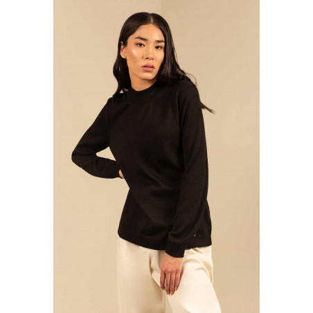 Pullover ANAHI mit Turtleneck Baby Alpaka Damen Basic von KUNA Essentials